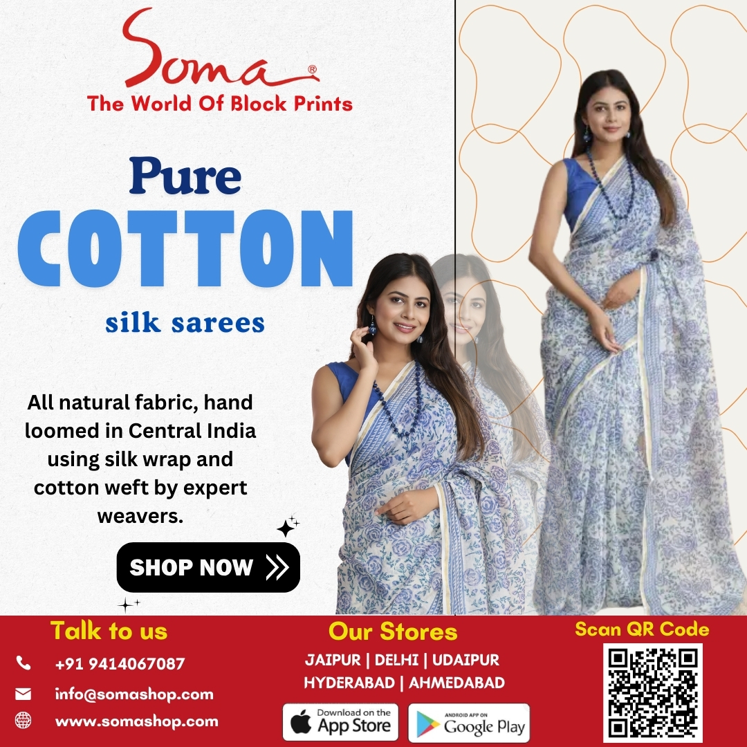 Cotton saree